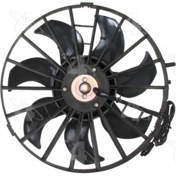 1993 Volvo 240 Engine Cooling Fan Assembly Four Seasons 75503 image 3 of 3