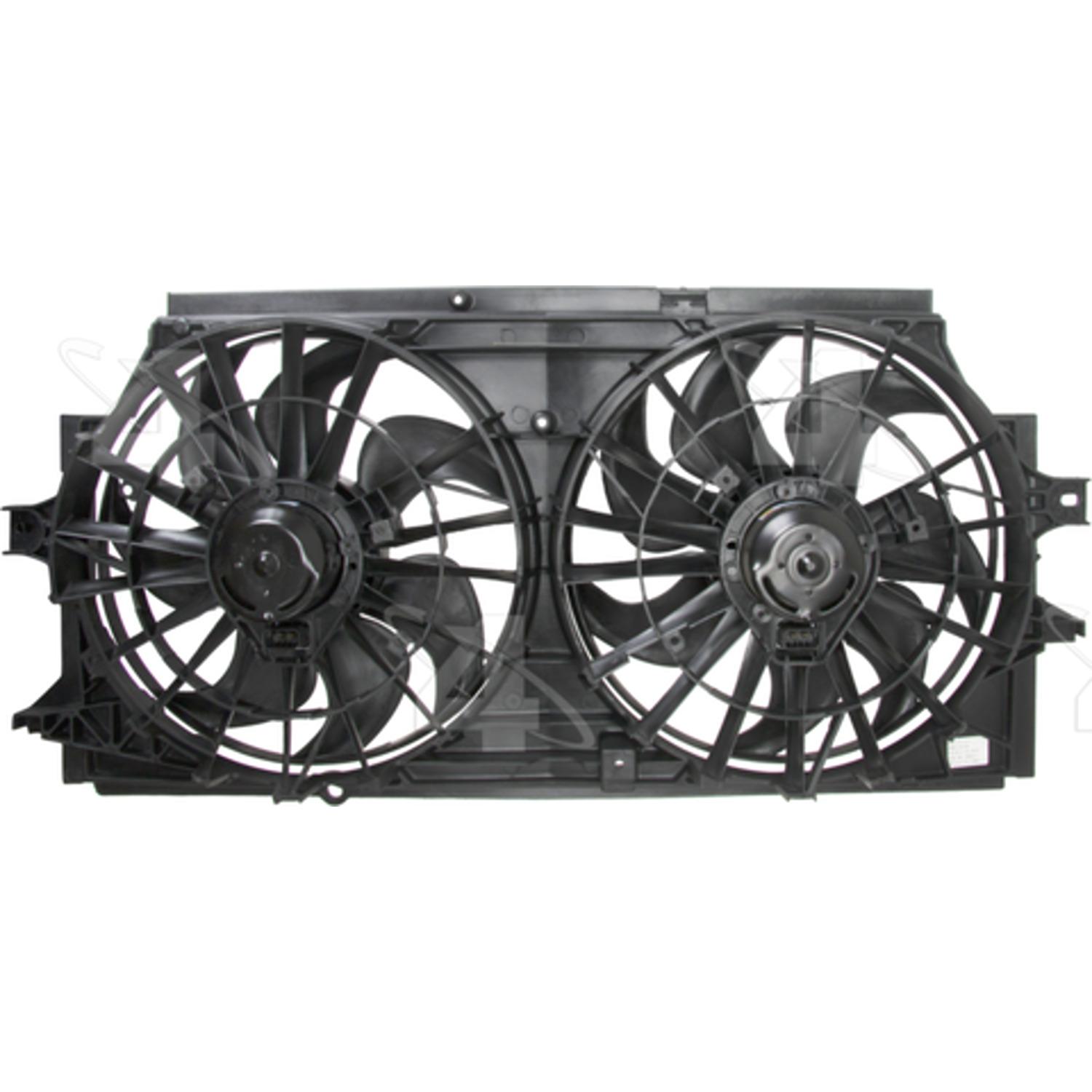 Four Seasons 75512 - Engine Cooling Fan Assembly Four Seasons 75512 Dual Radiator and Condenser Fan Assembly product image 2 of 3