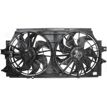 2000 Buick Regal Dual Radiator and Condenser Fan Assembly Four Seasons 75512 image 2 of 3