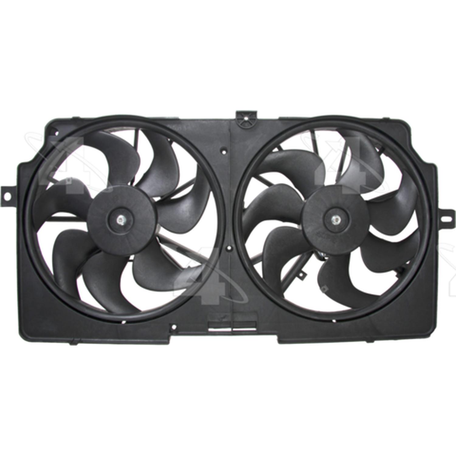 Four Seasons 75524 - Engine Cooling Fan Assembly Four Seasons 75524 Dual Radiator and Condenser Fan Assembly product image 1 of 1