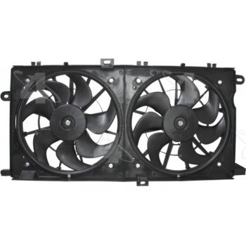2000 Buick Park Avenue Dual Radiator and Condenser Fan Assembly Four Seasons 75531 image 1 of 3