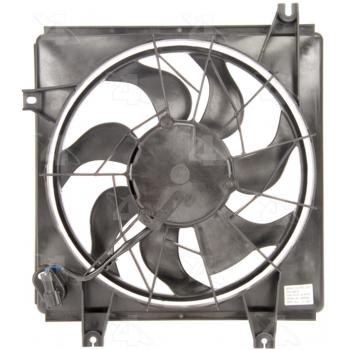 2000 Kia Sephia A/C Condenser Fan Assembly Four Seasons 75532 image 1 of 2