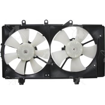 2005 Dodge SX 2.0 Dual Radiator and Condenser Fan Assembly Four Seasons 75533 image 3 of 3