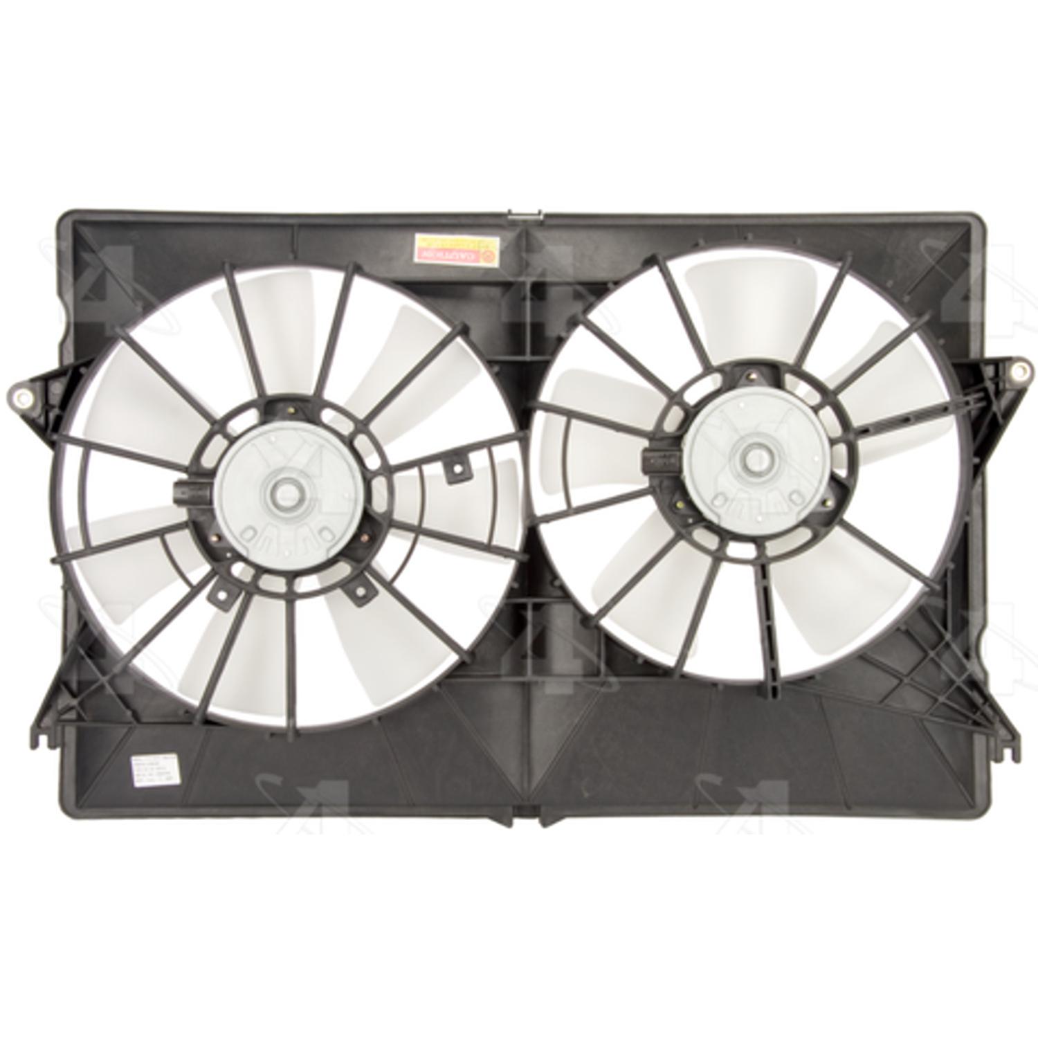 Four Seasons 75559 - Engine Cooling Fan Assembly Four Seasons 75559 Dual Radiator and Condenser Fan Assembly product image 1 of 2