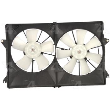 2006 Chrysler Pacifica Dual Radiator and Condenser Fan Assembly Four Seasons 75559 image 2 of 2
