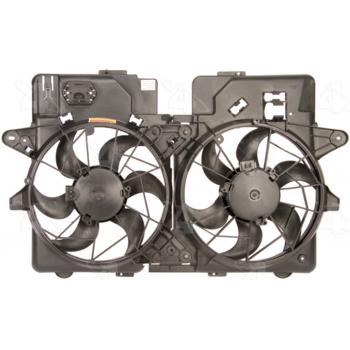 2005 Mercury Mariner Dual Radiator and Condenser Fan Assembly Four Seasons 75607 image 1 of 2
