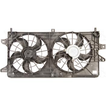 2005 Buick Allure Dual Radiator and Condenser Fan Assembly