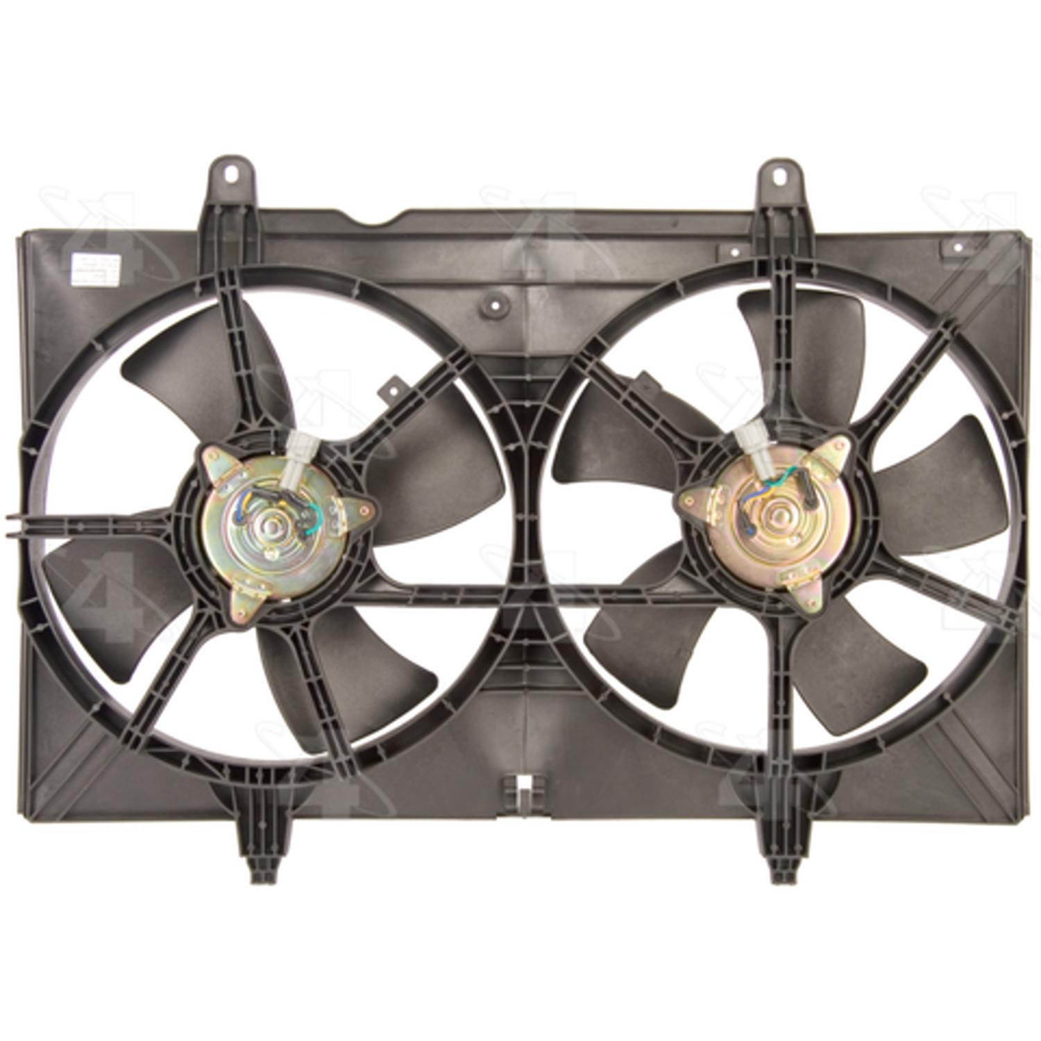 Four Seasons 75609 - Engine Cooling Fan Assembly Four Seasons 75609 Dual Radiator and Condenser Fan Assembly product image 1 of 2
