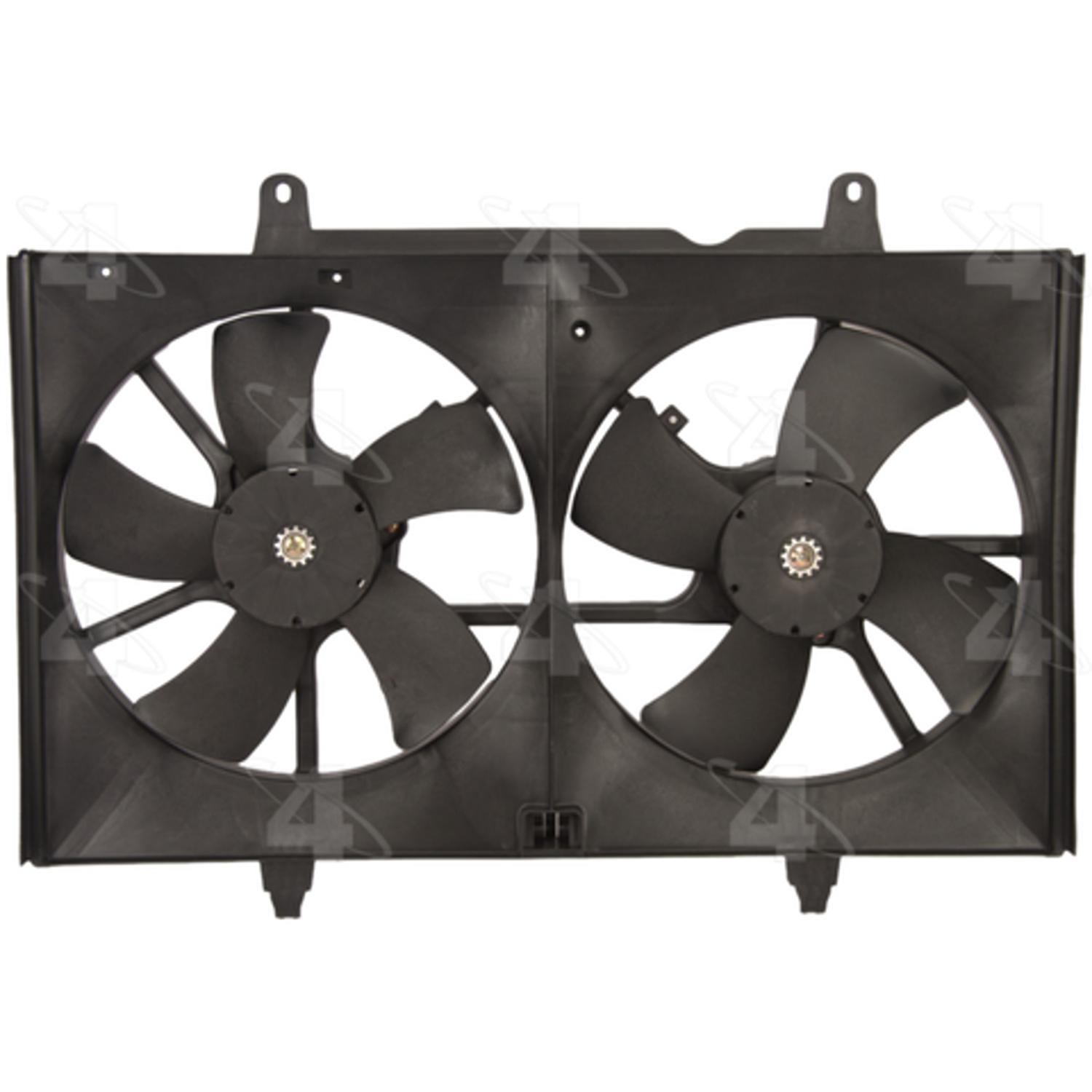 Four Seasons 75609 - Engine Cooling Fan Assembly Four Seasons 75609 Dual Radiator and Condenser Fan Assembly product image 2 of 2