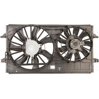 2006 Pontiac G6 Dual Radiator and Condenser Fan Assembly Four Seasons 75614 image 1 of 2