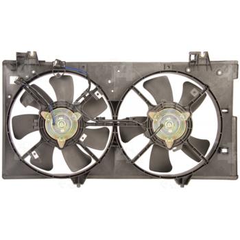 2008 Mazda 6 Dual Radiator and Condenser Fan Assembly Four Seasons 75616 image 1 of 2
