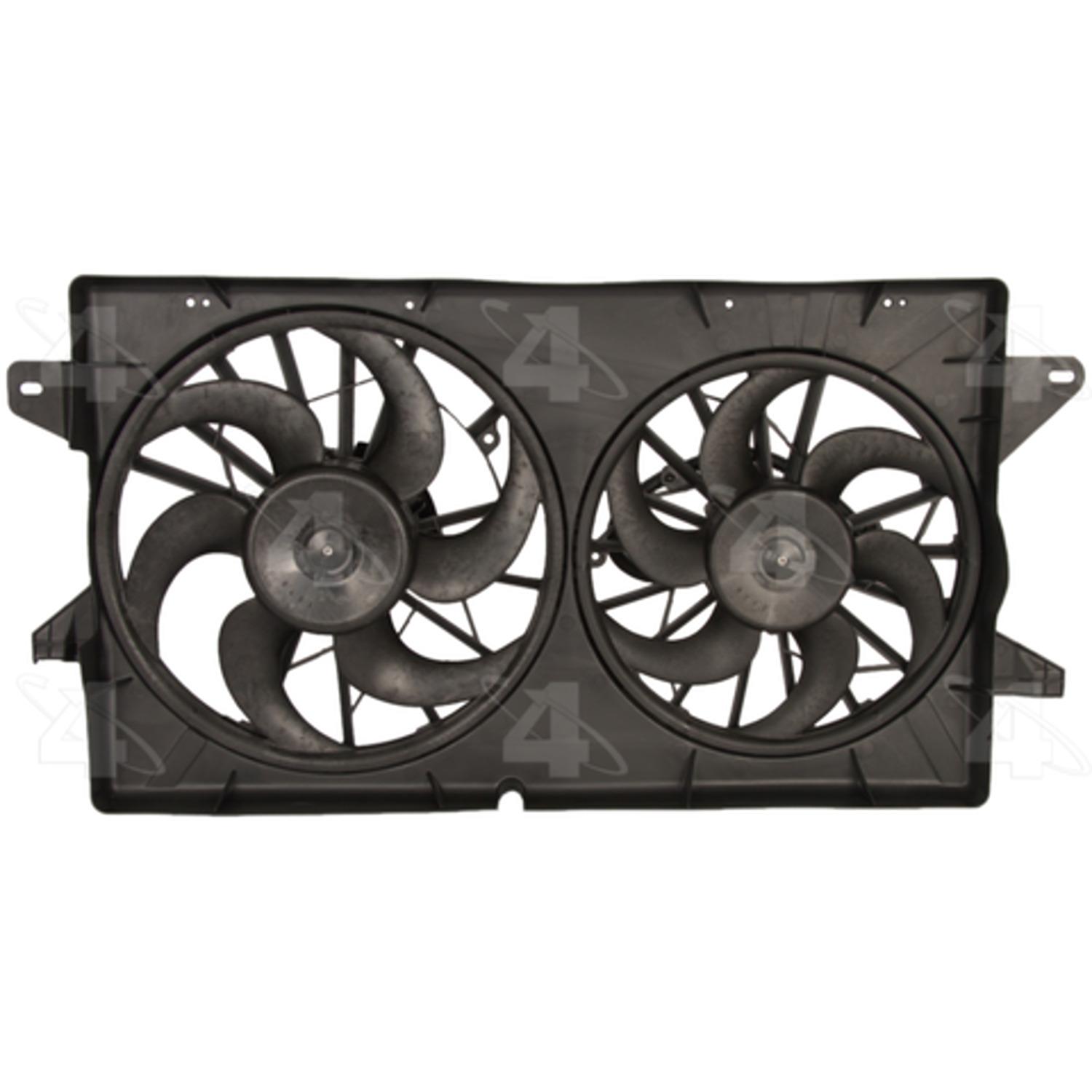 Four Seasons 75629 - Engine Cooling Fan Assembly Four Seasons 75629 Dual Radiator and Condenser Fan Assembly product image 2 of 3