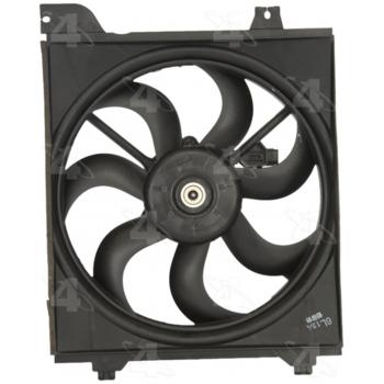 2006 Kia Rio5 Engine Cooling Fan Assembly Four Seasons 75640 image 2 of 2