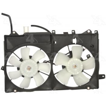 2009 Toyota Prius Dual Radiator and Condenser Fan Assembly Four Seasons 75648 image 2 of 2