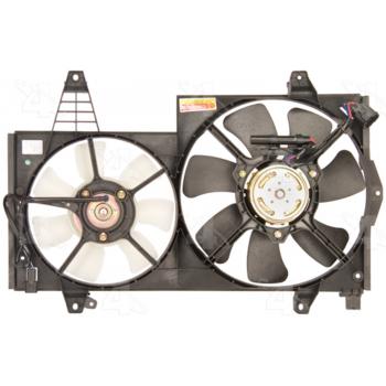 2004 Volvo V40 Dual Radiator and Condenser Fan Assembly