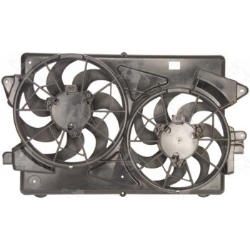 2005 Chevrolet Equinox Dual Radiator and Condenser Fan Assembly Four Seasons 75654 image 1 of 2