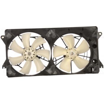 2005 Toyota MR2 Spyder Dual Radiator and Condenser Fan Assembly Four Seasons 75656 image 2 of 2
