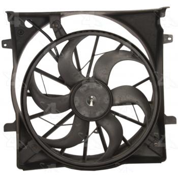 2004 Jeep Liberty Engine Cooling Fan Assembly Four Seasons 75657 image 2 of 2