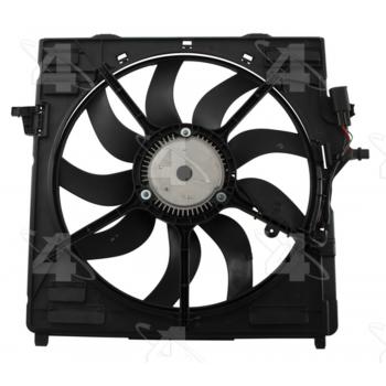 2014 BMW X5 Engine Cooling Fan Assembly Four Seasons 75918 image 2 of 3