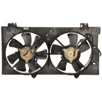 2008 Mazda 6 Dual Radiator and Condenser Fan Assembly Four Seasons 75961 image 1 of 2