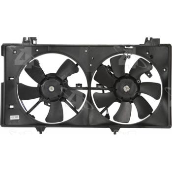 2008 Mazda 6 Dual Radiator and Condenser Fan Assembly Four Seasons 75961 image 2 of 2