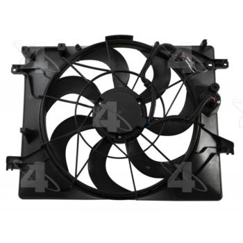 2014 Hyundai Genesis Coupe Engine Cooling Fan Assembly Four Seasons 75989 image 2 of 3