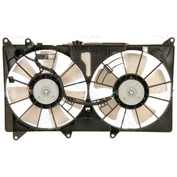 2002 Lexus IS300 Dual Radiator and Condenser Fan Assembly Four Seasons 75992 image 1 of 2