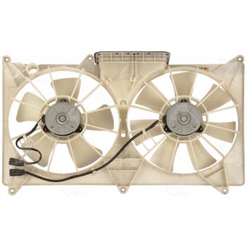 2000 Lexus GS300 Dual Radiator and Condenser Fan Assembly Four Seasons 75993 image 1 of 2