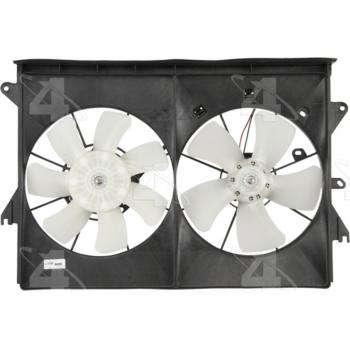 2007 Scion TC Dual Radiator and Condenser Fan Assembly Four Seasons 76009 image 2 of 2