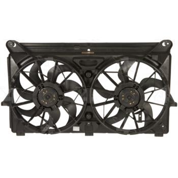 2009 Chevrolet Suburban 2500 Dual Radiator and Condenser Fan Assembly Four Seasons 76015 image 1 of 2