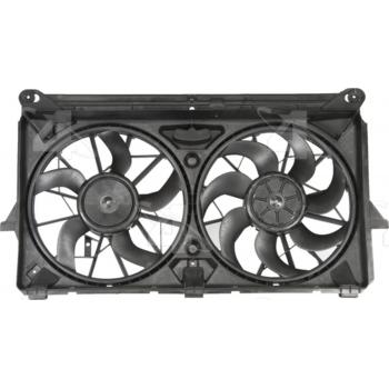 2009 Chevrolet Suburban 2500 Dual Radiator and Condenser Fan Assembly Four Seasons 76015 image 2 of 2