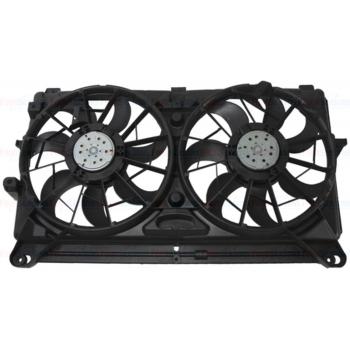 2009 Cadillac Escalade EXT Dual Radiator and Condenser Fan Assembly Four Seasons 76016 image 1 of 4