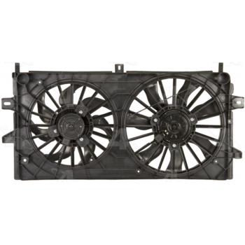 2006 Chevrolet Monte Carlo Dual Radiator and Condenser Fan Assembly Four Seasons 76022 image 1 of 2