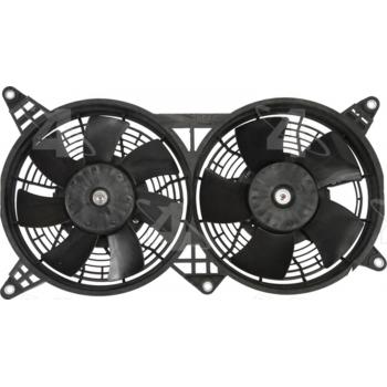 2008 Cadillac SRX Dual Radiator and Condenser Fan Assembly Four Seasons 76023 image 2 of 2