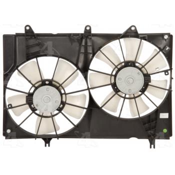 2007 Cadillac CTS Dual Radiator and Condenser Fan Assembly
