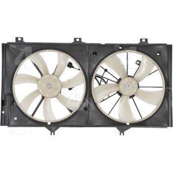 2010 Toyota Avalon Dual Radiator and Condenser Fan Assembly Four Seasons 76040 image 2 of 2