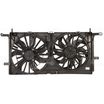 2005 Saturn Relay Dual Radiator and Condenser Fan Assembly Four Seasons 76041 image 1 of 2