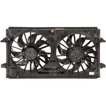 2006 Pontiac G6 Dual Radiator and Condenser Fan Assembly Four Seasons 76046 image 1 of 2