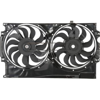 1996 Volkswagen Jetta Dual Radiator and Condenser Fan Assembly Four Seasons 76058 image 2 of 2