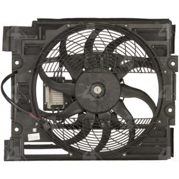 2003 BMW 525i A/C Condenser Fan Assembly Four Seasons 76068 image 1 of 2