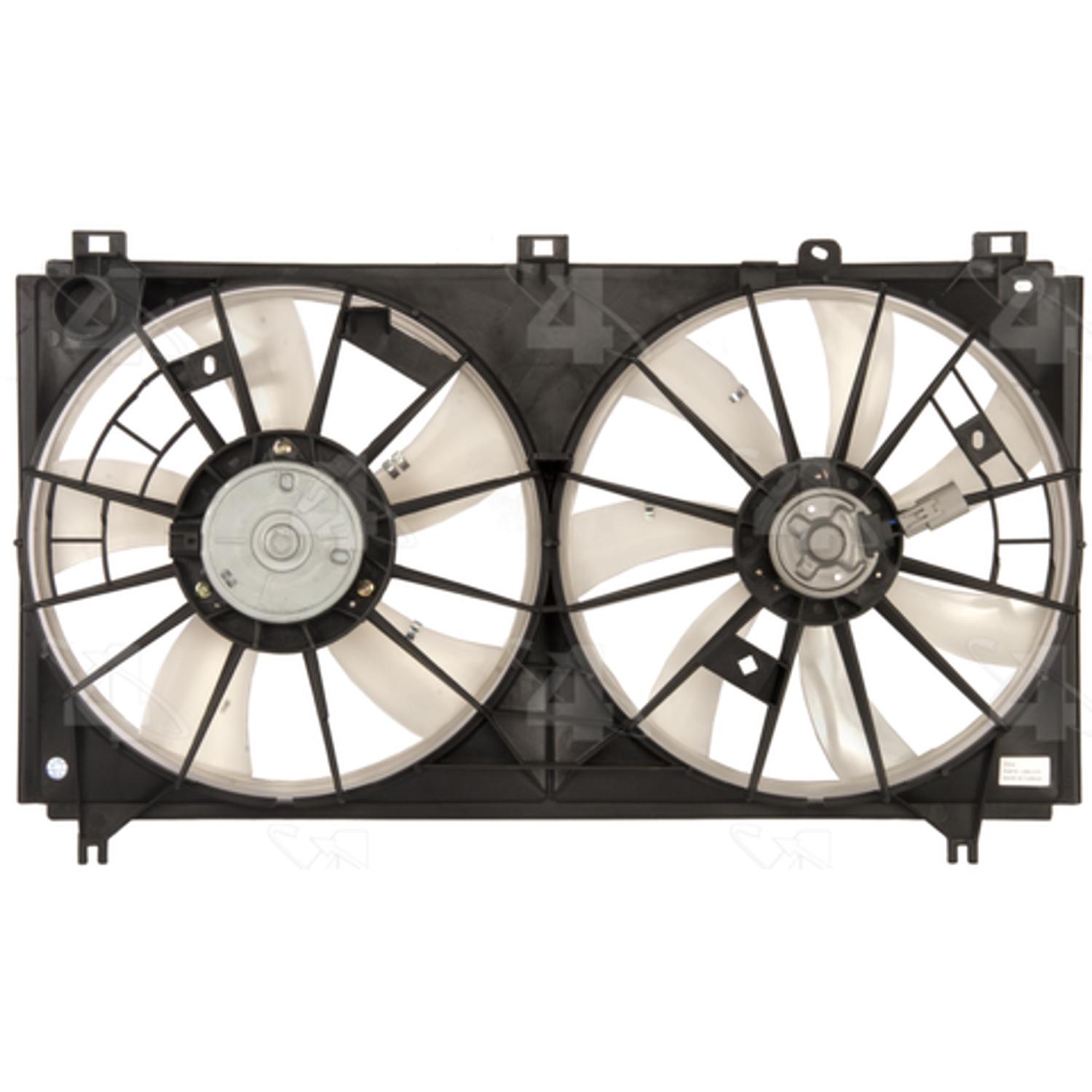 Four Seasons 76078 - Engine Cooling Fan Assembly Four Seasons 76078 Dual Radiator and Condenser Fan Assembly product image 1 of 2