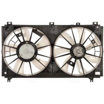 2007 Lexus IS350 Dual Radiator and Condenser Fan Assembly Four Seasons 76078 image 1 of 2