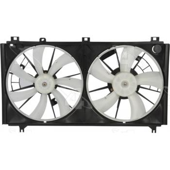 2007 Lexus IS350 Dual Radiator and Condenser Fan Assembly Four Seasons 76078 image 2 of 2