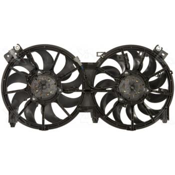 2021 Nissan Maxima Dual Radiator and Condenser Fan Assembly Four Seasons 76100 image 1 of 2