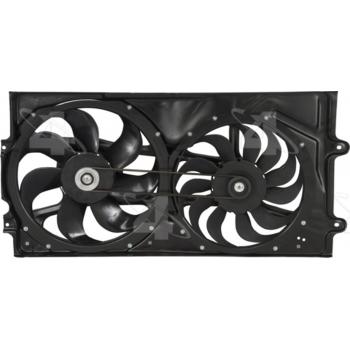 1996 Volkswagen Passat Dual Radiator and Condenser Fan Assembly Four Seasons 76102 image 2 of 2