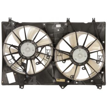 2013 Toyota Highlander Dual Radiator and Condenser Fan Assembly Four Seasons 76105 image 1 of 1