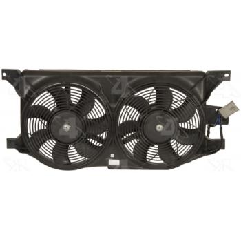 2003 Mercedes-Benz ML320 Dual Radiator and Condenser Fan Assembly Four Seasons 76142 image 1 of 2