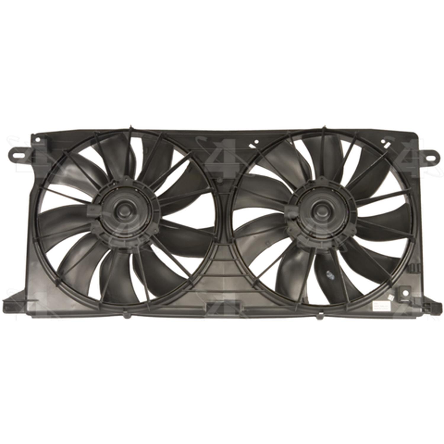 Four Seasons 76145 - Engine Cooling Fan Assembly Four Seasons 76145 Dual Radiator and Condenser Fan Assembly product image 1 of 2