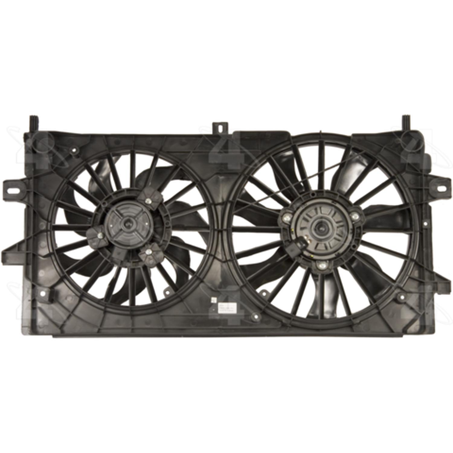 Four Seasons 76147 - Engine Cooling Fan Assembly Four Seasons 76147 Dual Radiator and Condenser Fan Assembly product image 1 of 2