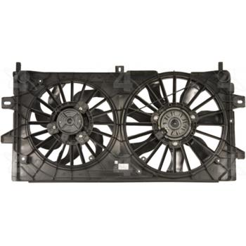 2008 Buick LaCrosse Dual Radiator and Condenser Fan Assembly Four Seasons 76147 image 1 of 2